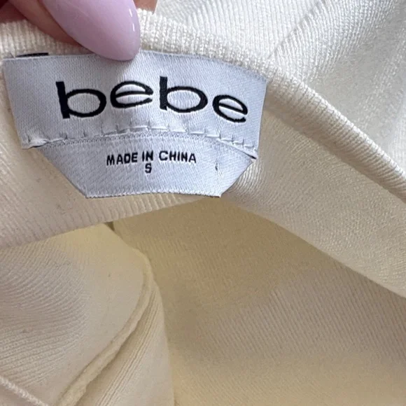 bebe Cream and Orange Striped Maxi Dress - Picture 2 of 5